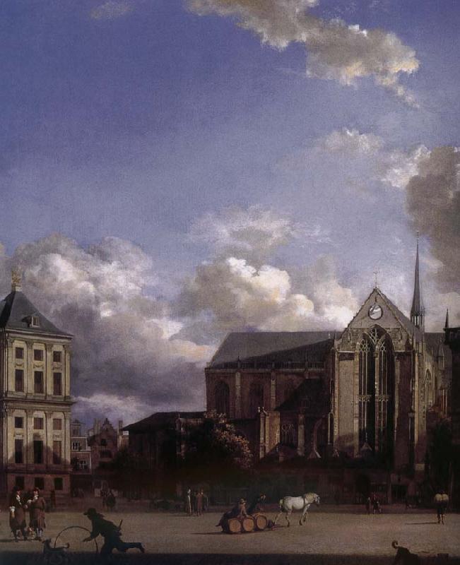 Jan van der Heyden Grand Place oil painting picture